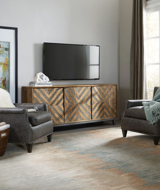 Hooker® Furniture 5649-55 Serramonte Brown Entertainment Console-1