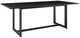 Armen Living Cayman 5-Piece Black/Dark Gray Aluminum/Fabric/Rattan Outdoor Dining Table Set-1