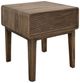 International Furniture Direct Olivia Brown End Table-0
