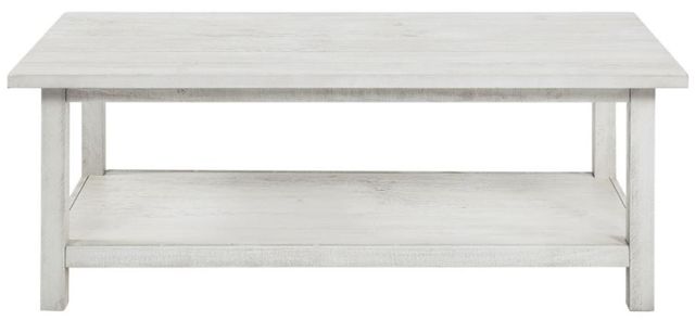 Coaster® Payne 2-Piece Distressed White Occasional Table Set-1