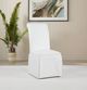 Coaster® Shawna 2-Piece White Upholstered Skirted Side Chair Set-1