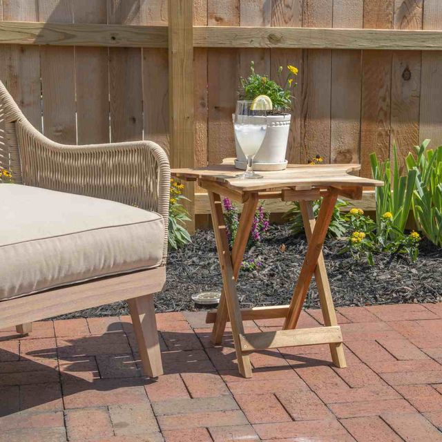 Powell® Stanbury Natural Folding Table-3