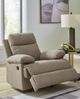 Signature Design by Ashley® Side-Swipe Mocha Manual Rocker Recliner -2