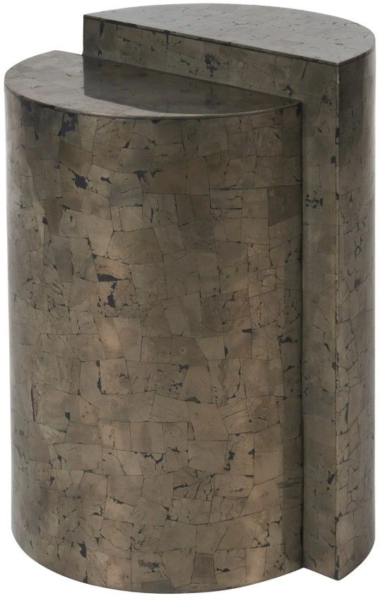 Universal Explore Home™ New Modern Cosmo Pyrite End Table-0