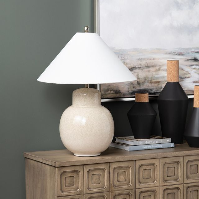 Crestview Collection Coolie Tan Table Lamp-1