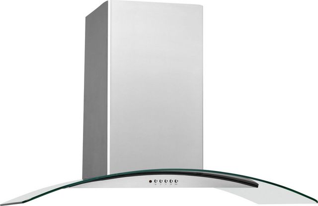 Frigidaire® 30" Stainless Steel Glass Canopy Wall Ventilation-3