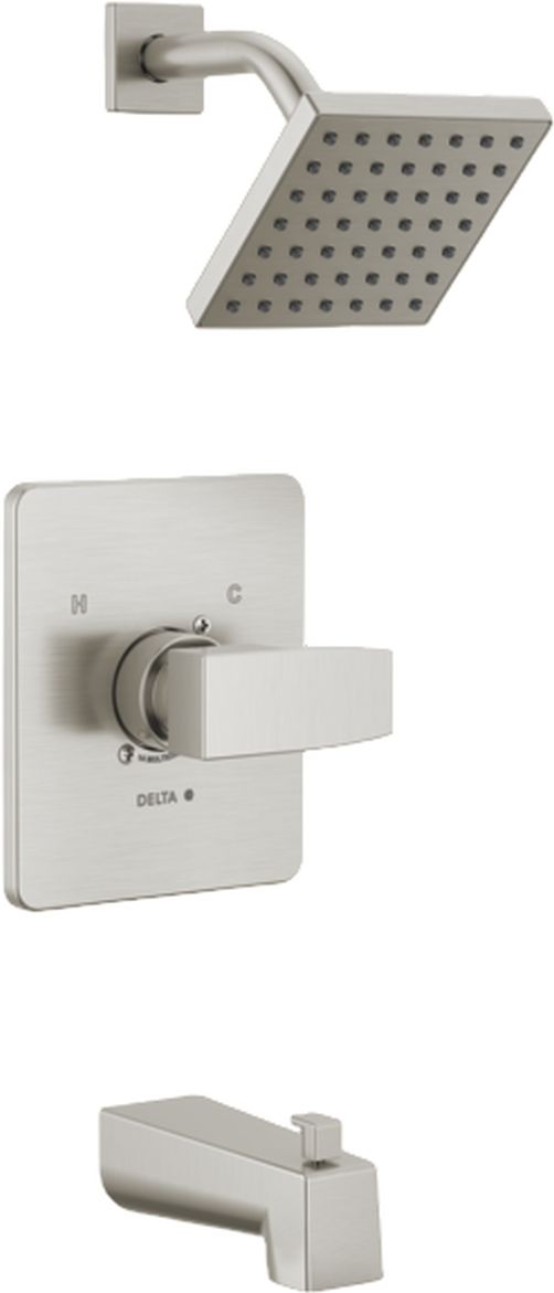 Delta Modern Monitor 14 Series 16" Stainless Tub and Shower Trim-0