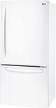LG 24.1 Cu. Ft. Smooth White Bottom Freezer Refrigerator-1