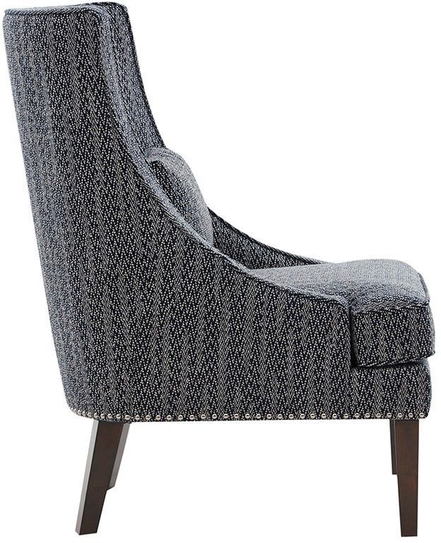 Olliix by Madison Park Navy Chase Accent Chair-3