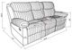 Global Furniture USA U6028 Brown Manual Reclining Sofa-3