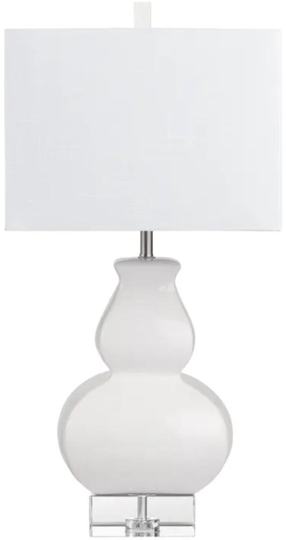 Crestview Collection Serafina White Table Lamp-0