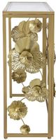 A & B Home Tamara Gold Metal Console Table-2