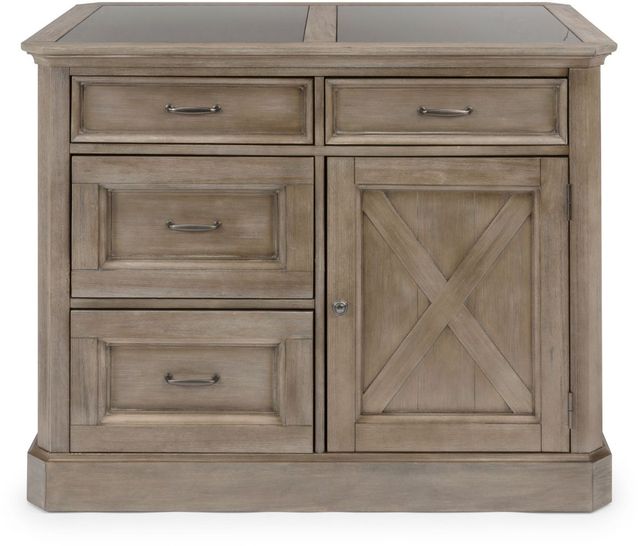 homestyles® Mountain Lodge Gray Kitchen Island-0
