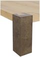 Fairfield® Wyatt Natural Cocktail Table with Brown Base-3