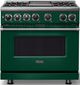 Viking® 7 Series 36" Ivy Pro Style Dual Fuel Range with Griddle-0