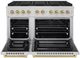 ZLINE Autograph Edition Paramount Series 48" Stainless Steel Pro Style Dual Fuel Range with Champagne Bronze Accents -1