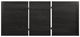 Elements International Versailles Contemporary Black Dining Table-3