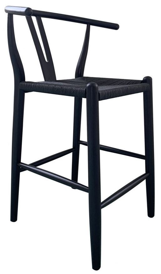 Moe's Home Collection Ventana Black Counter Stool-1