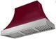 AGA Cascade 48" Cranberry Wall Mounted Range Hood  with Brushed Nickel Trim-0