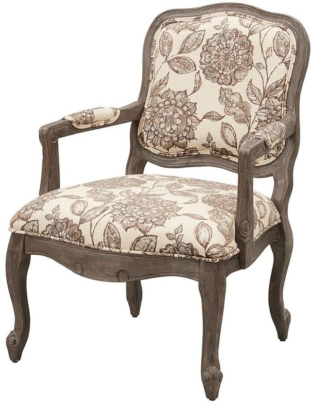 Olliix by Madison Park Multi Monroe Camel Back Exposed Wood Chair-1