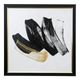 Stylecraft Golden Brushstroke Black/White Wall Art-0