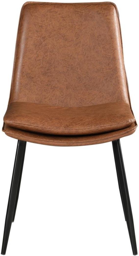Coaster® Ortega 2-Piece Black/Coffee Upholstered Dining Side Chair Set-3