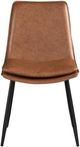 Coaster® Ortega 2-Piece Black/Coffee Upholstered Dining Side Chair Set-3