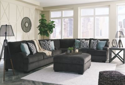 Benchcraft® Charenton Charcoal Sofa-4