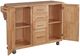 homestyles® General Line Natural Kitchen Cart-1