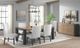 Elements International Breckenridge Black/Snow Dining Side Chair-1