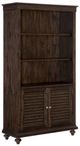 Homelegance® Cardano Driftwood Charcoal Bookcase-2