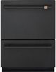 Café™ Flat Black Under The Counter Refrigerator Handle Kit-2