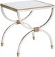 Century® Monarch Jacqueline Eglomise Top Cocktail Table with Silver Base-0