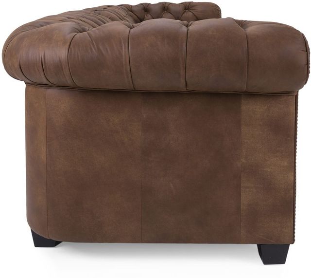 Decor-Rest® Furniture LTD 3230 Brown Leather Tufted Sofa-2