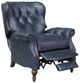 BarcaLounger® Kendall Shoreham Blue Leather Manual Recliner-1