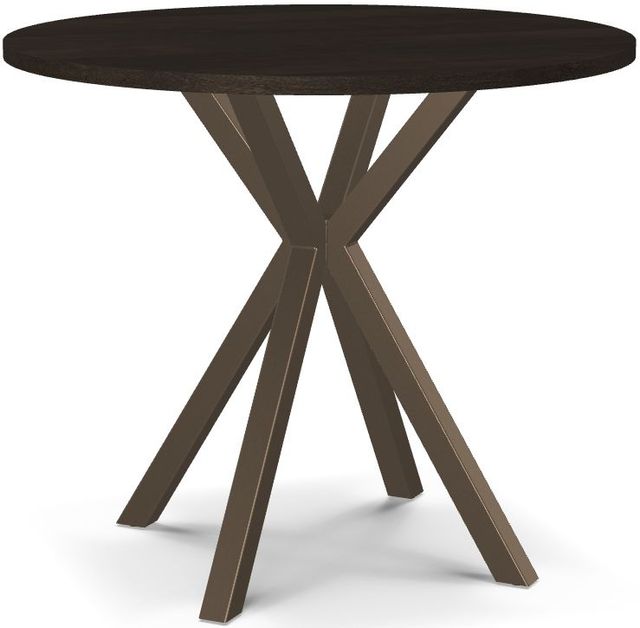 Amisco Customizable Asterisk Round Counter-Height Table with Starburst Stand-0