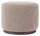 Four Hands Sinclair Taupe Round Ottoman-0