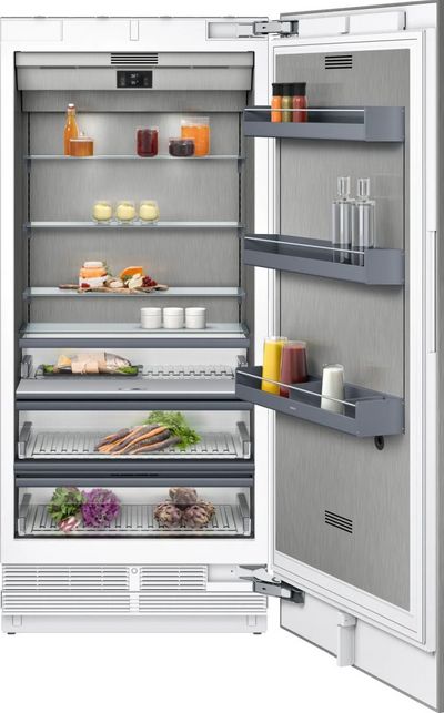 Front view of the Gaggenau 400 Series 36 in. 20.6 Cu. Ft. Panel Ready Counter Depth Built In Column Refrigerator