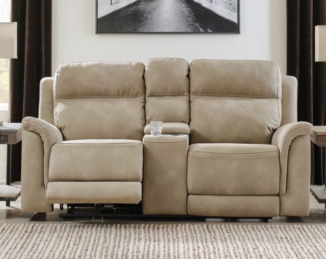 Signature Design by Ashley® Next-Gen DuraPella Sand Power Reclining Loveseat with Console-9