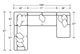 iAmerica Katy 3pc Chaise Sectional-4478-76-62-30-1