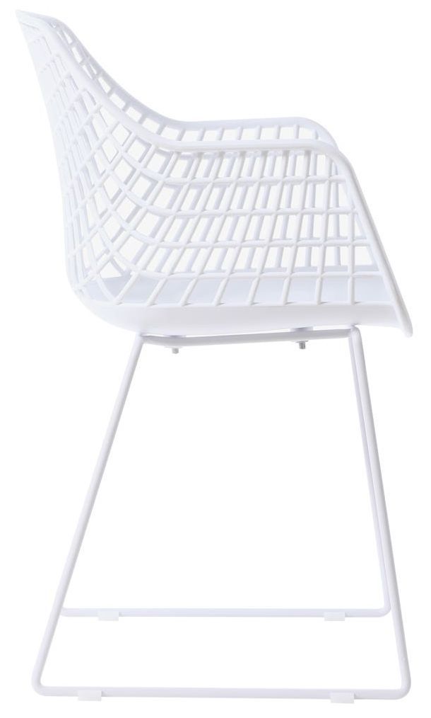 Moe's Home Collection Honolulu 2 Piece White Chairs-3