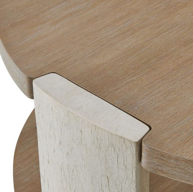 Uttermost® Maulet Natural Round Oak Coffee Table-4