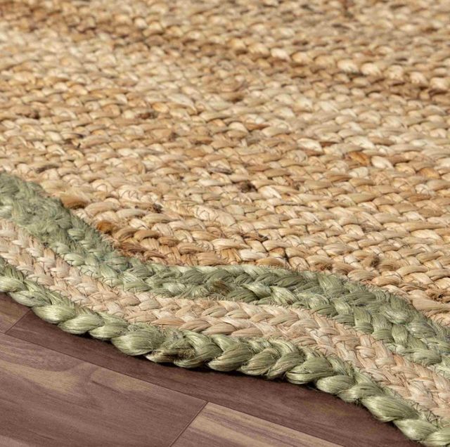 LR Home Scallop Natural/Sage 8'x10' Area Rug-1
