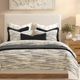 HiEnd Accents Cosmo 3-Piece Black/Ivory Queen Comforter Set-1
