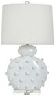 Harp & Finial® Pavan Gloss White Table Lamp-0