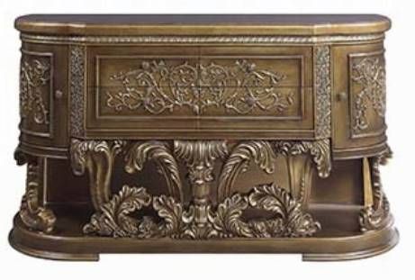 ACME Furniture Constantine Brown/Gold Server-2