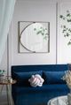 A & B Home Gold Abstract Mirror-5