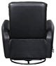 Homelegance® Dimitri Black Manual Swivel Glider Reclining Chair-4