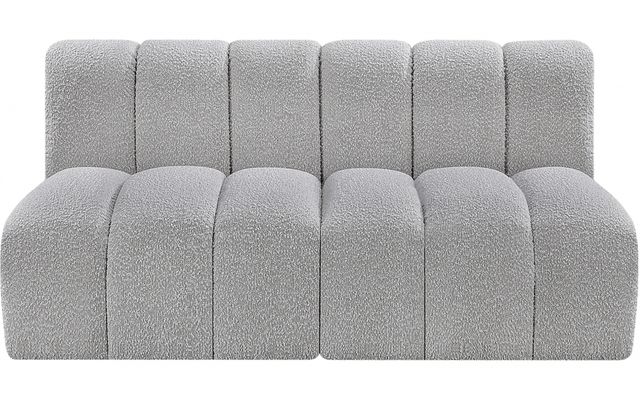 Meridian Furniture Arc 2-Piece Gray Sectional-1