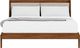 Riverside Furniture Elsie Classic Walnut King Upholstered Platform Bed-3